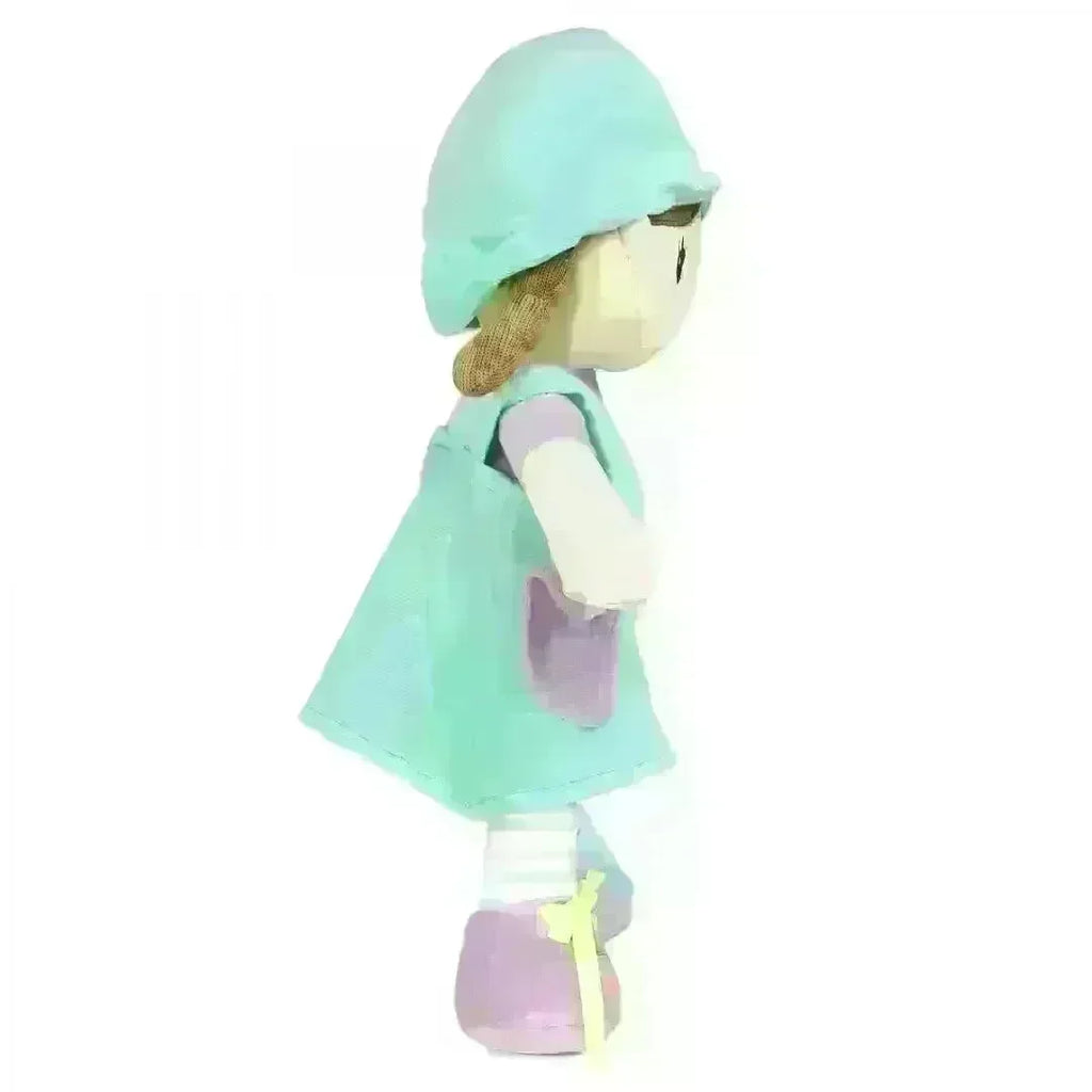 Gurliez Eva Soft Stuffed Talking Girl Doll – 12-Inch Plush Doll for Kids Aged 3 and Above - Naivri