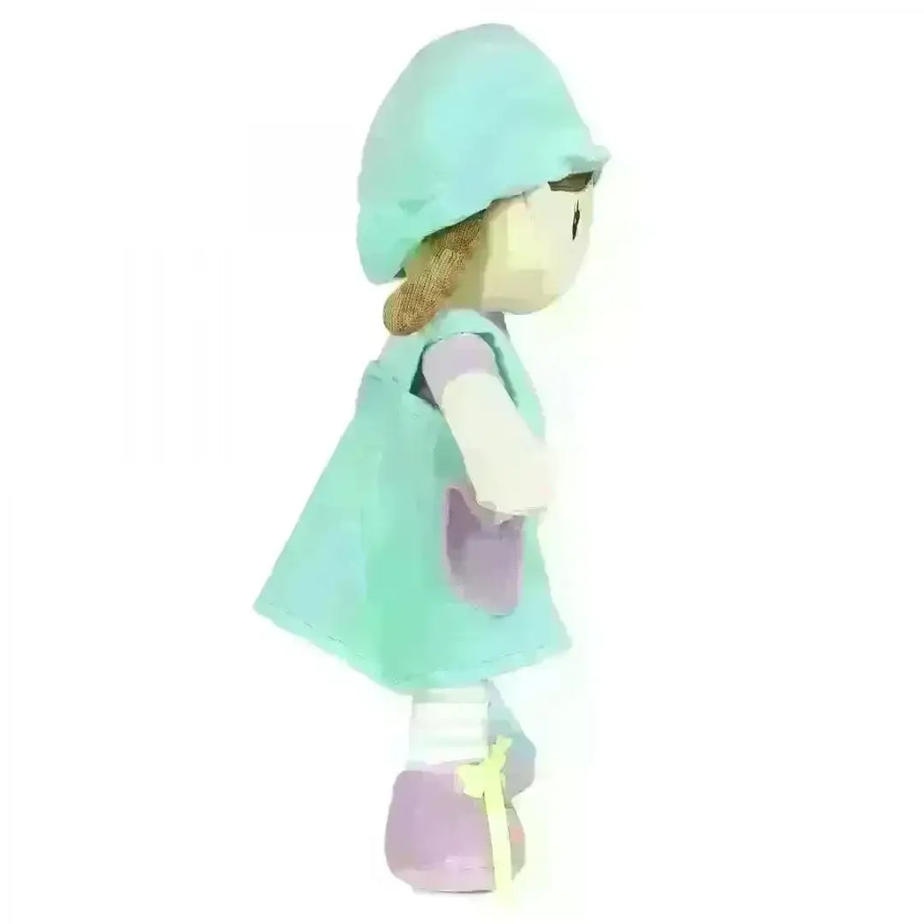 Gurliez Eva Soft Stuffed Talking Girl Doll – 12-Inch Plush Doll for Kids Aged 3 and Above - Naivri