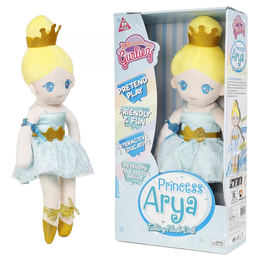 Gurliez Princess Arya Talking Plush Doll - Naivri