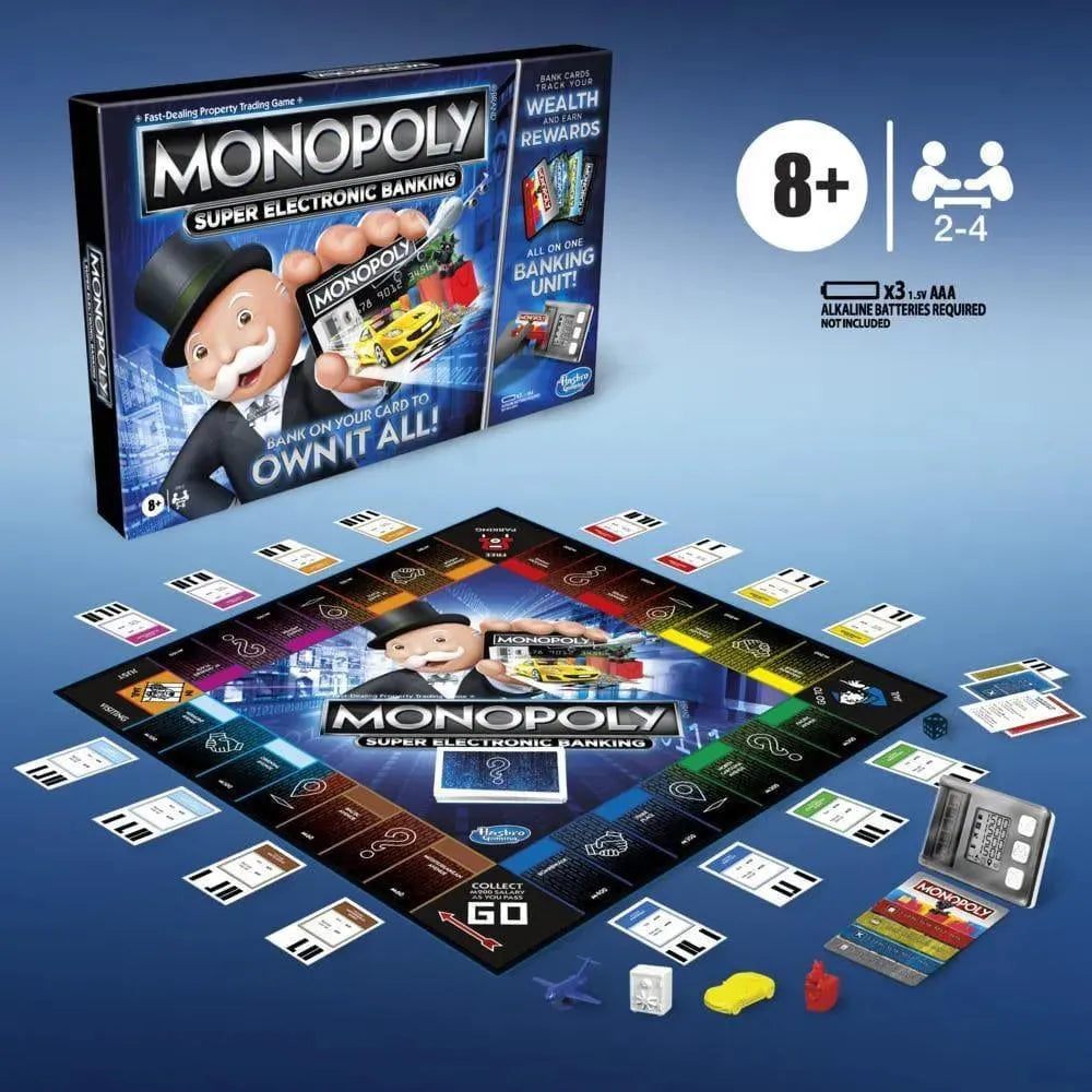 Habsro Gaming Monopoly Super Electronic Banking - Naivri