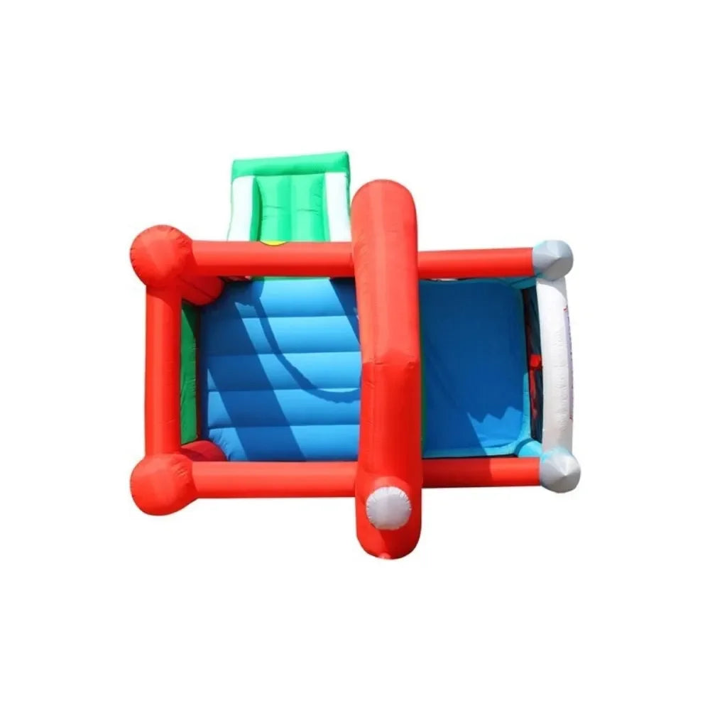 Happy Hop Happy House – Inflatable Bouncer with Slide, Ball Pit & Air Blower – Outdoor Jumping Castle for Kids - Naivri