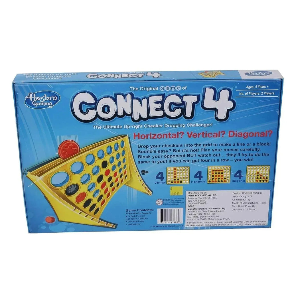 Hasbro Connect 4 Classic Game E8262 – A Timeless Strategy Game for Kids & Families - Naivri