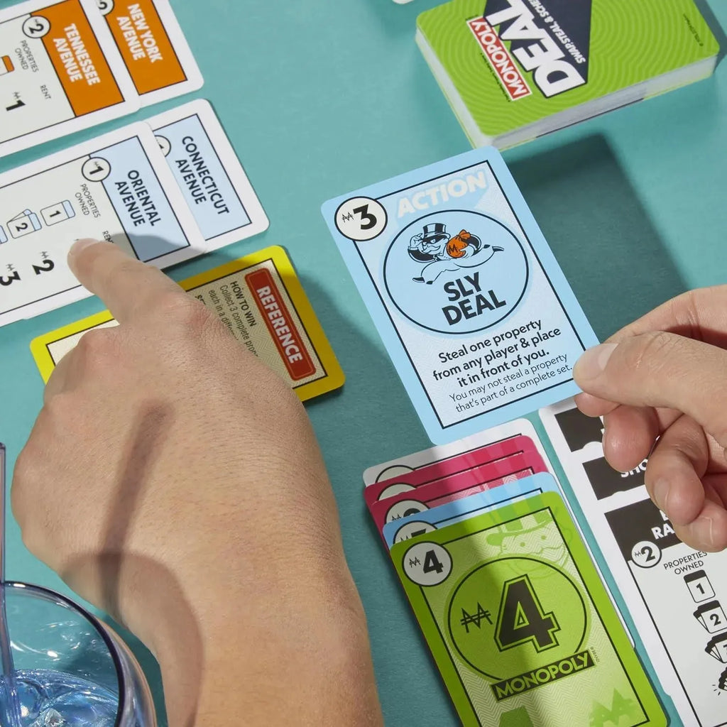 Hasbro Gaming Monopoly Deal Card Game – Fast, Fun & Full of Twists! - Naivri