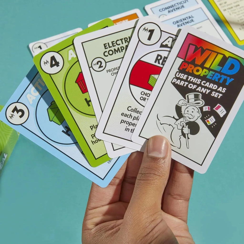 Hasbro Gaming Monopoly Deal Card Game – Fast, Fun & Full of Twists! - Naivri
