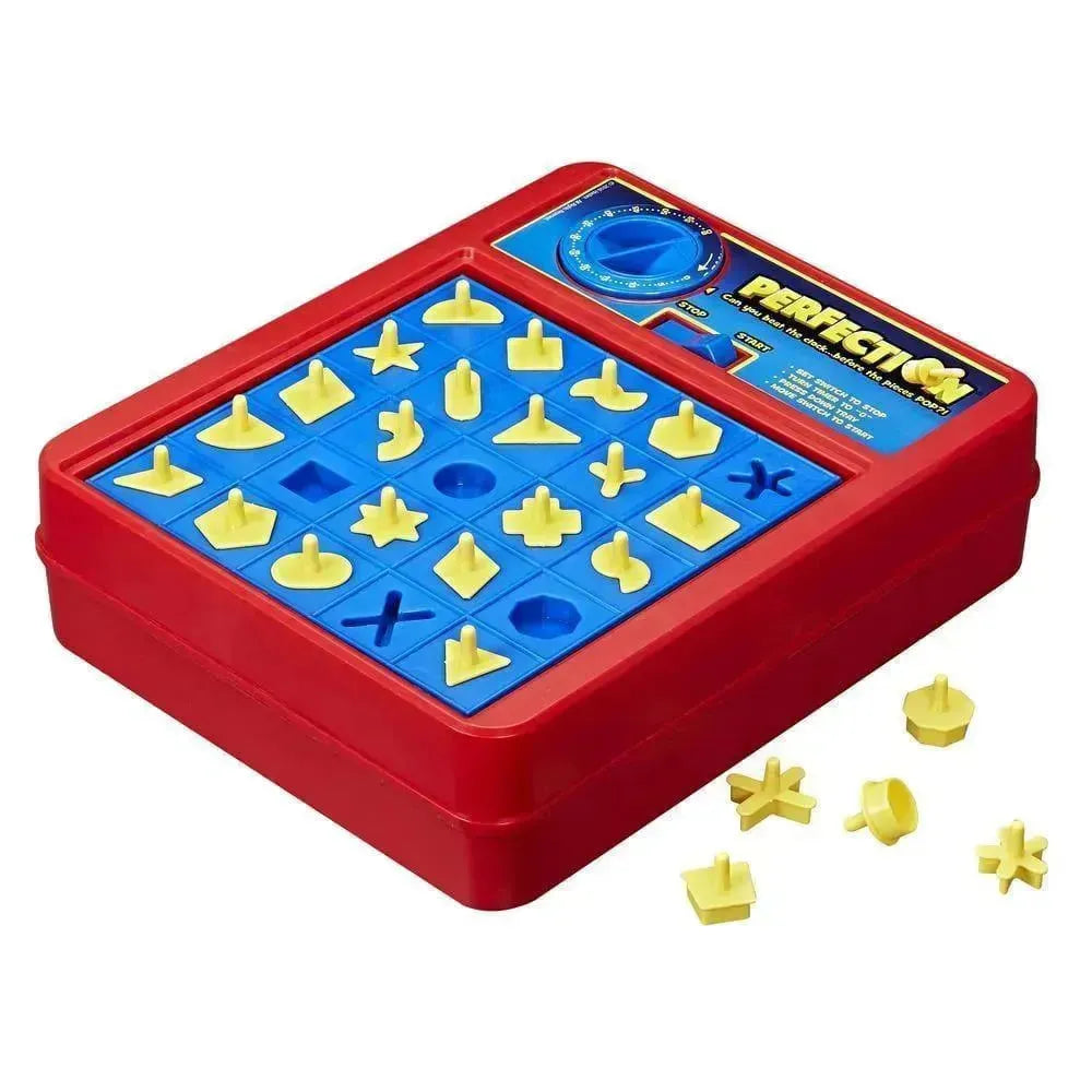 Hasbro Gaming Perfection – Beat the Clock in This Fast-Paced Shape Matching Game for Kids - Naivri