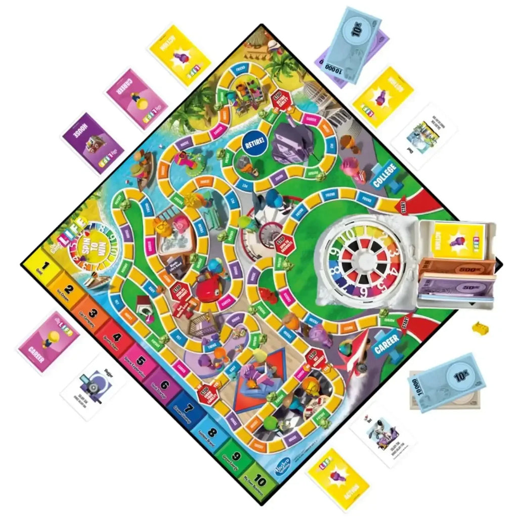 Hasbro Gaming The Game of Life – Family Board Game, Ages 8+ - Naivri
