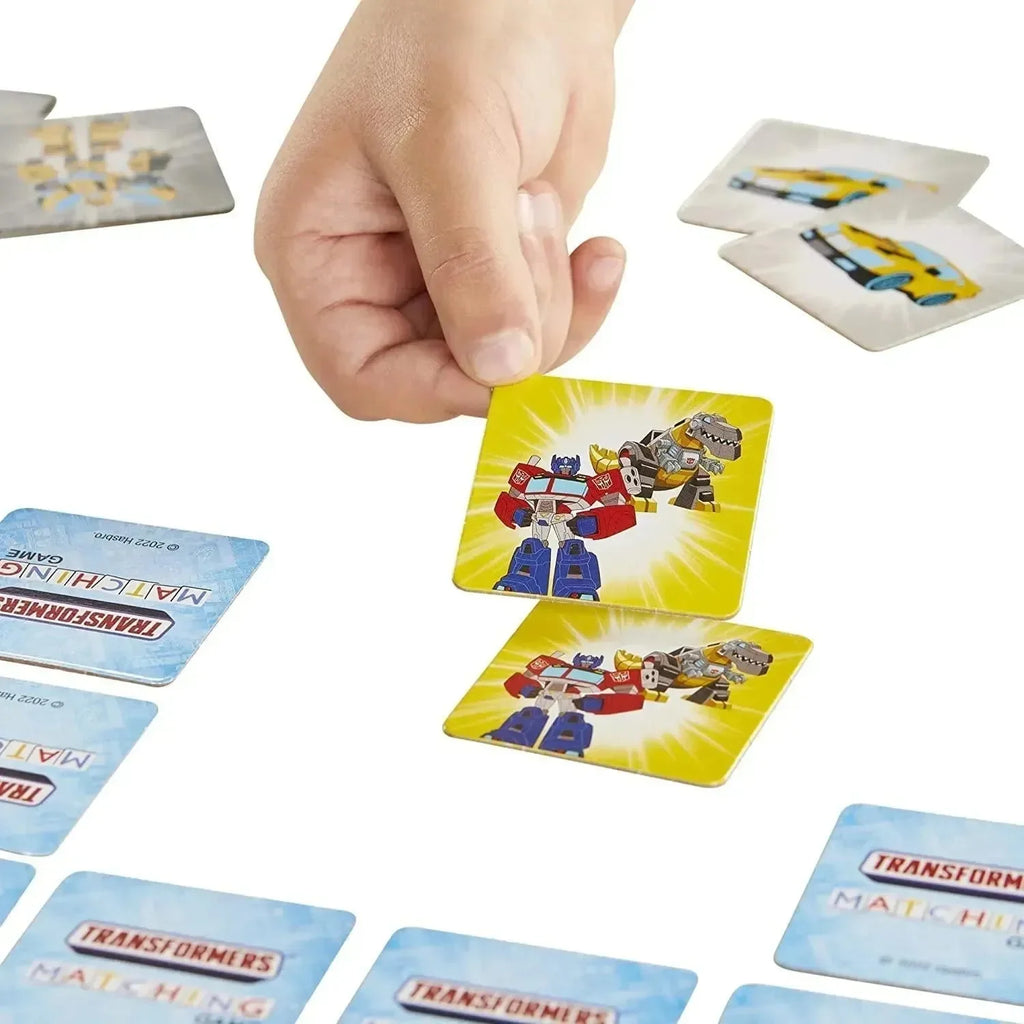 Hasbro Gaming Transformers Matching Game – Memory Matching Fun with Favorite Characters - Naivri