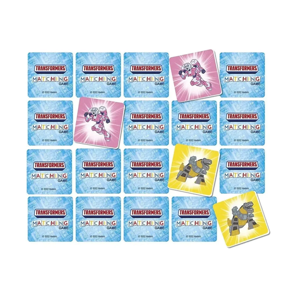Hasbro Gaming Transformers Matching Game – Memory Matching Fun with Favorite Characters - Naivri