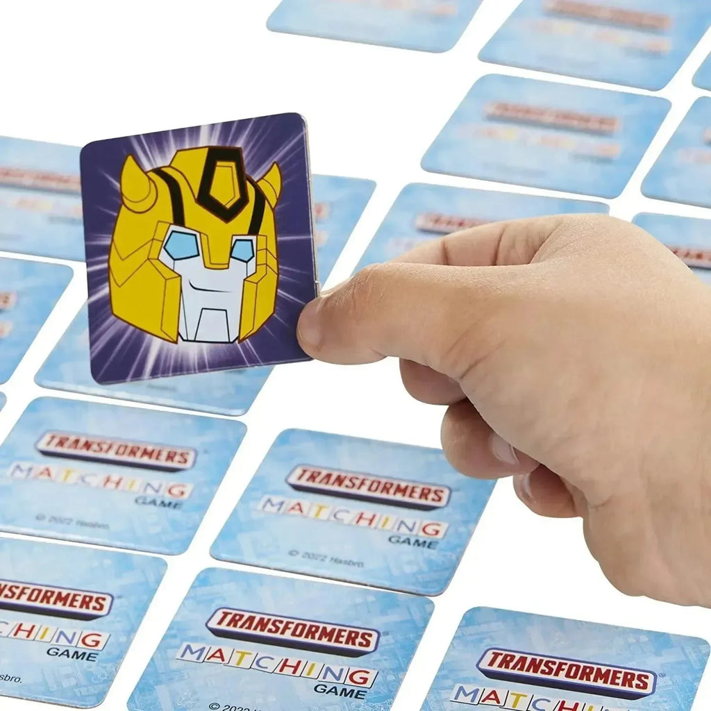 Hasbro Gaming Transformers Matching Game – Memory Matching Fun with Favorite Characters - Naivri