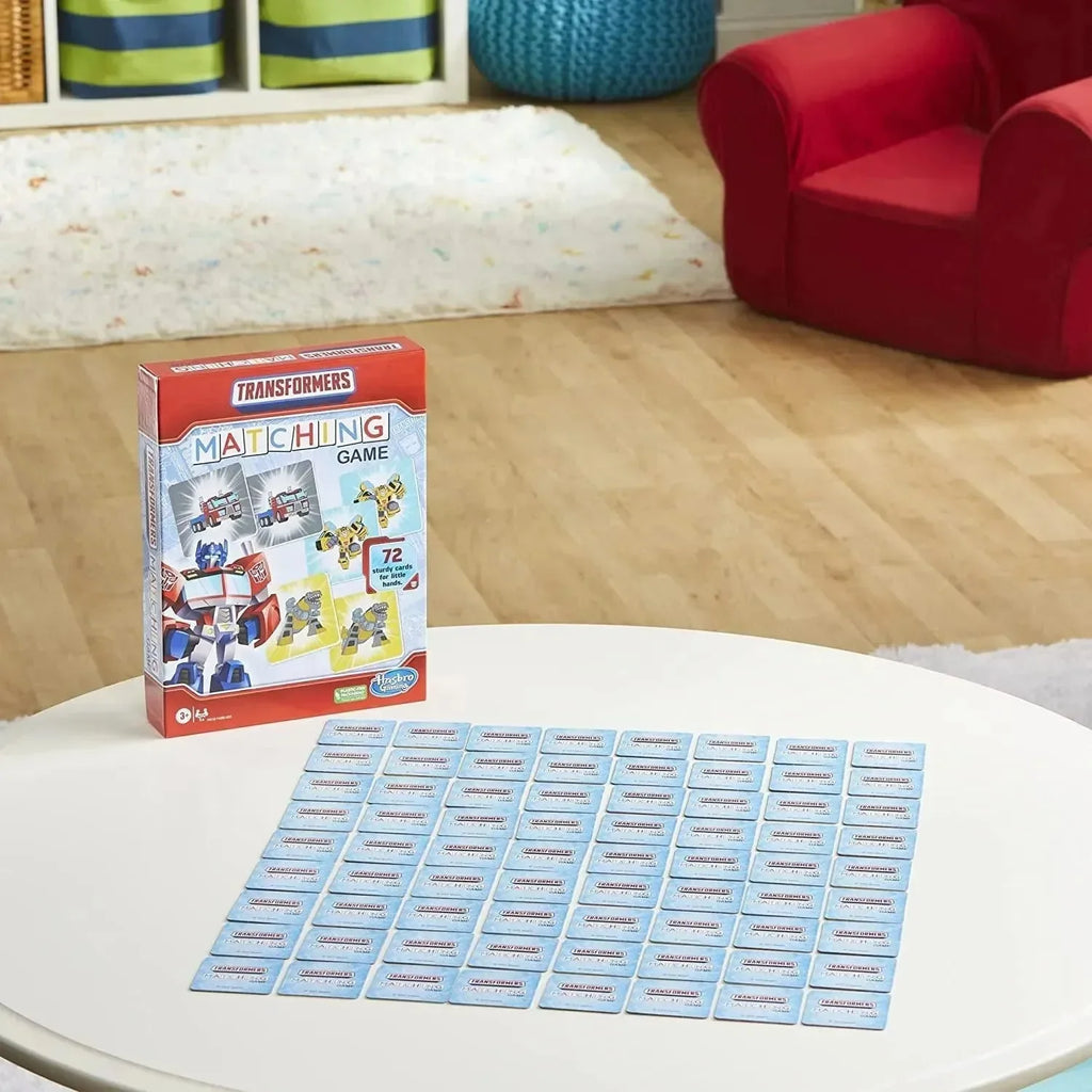 Hasbro Gaming Transformers Matching Game – Memory Matching Fun with Favorite Characters - Naivri