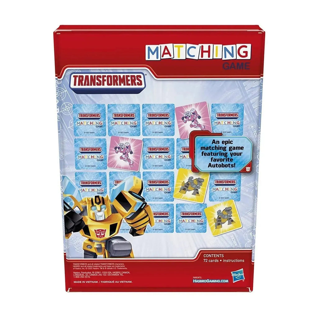 Hasbro Gaming Transformers Matching Game - Naivri