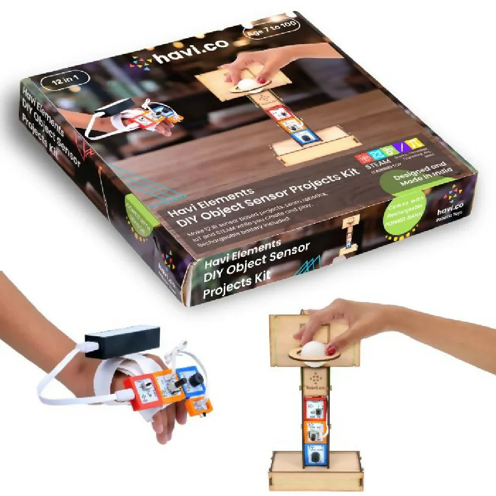 Havi Elements - DIY Object Sensor Projects Kit - 12 in 1 - Naivri