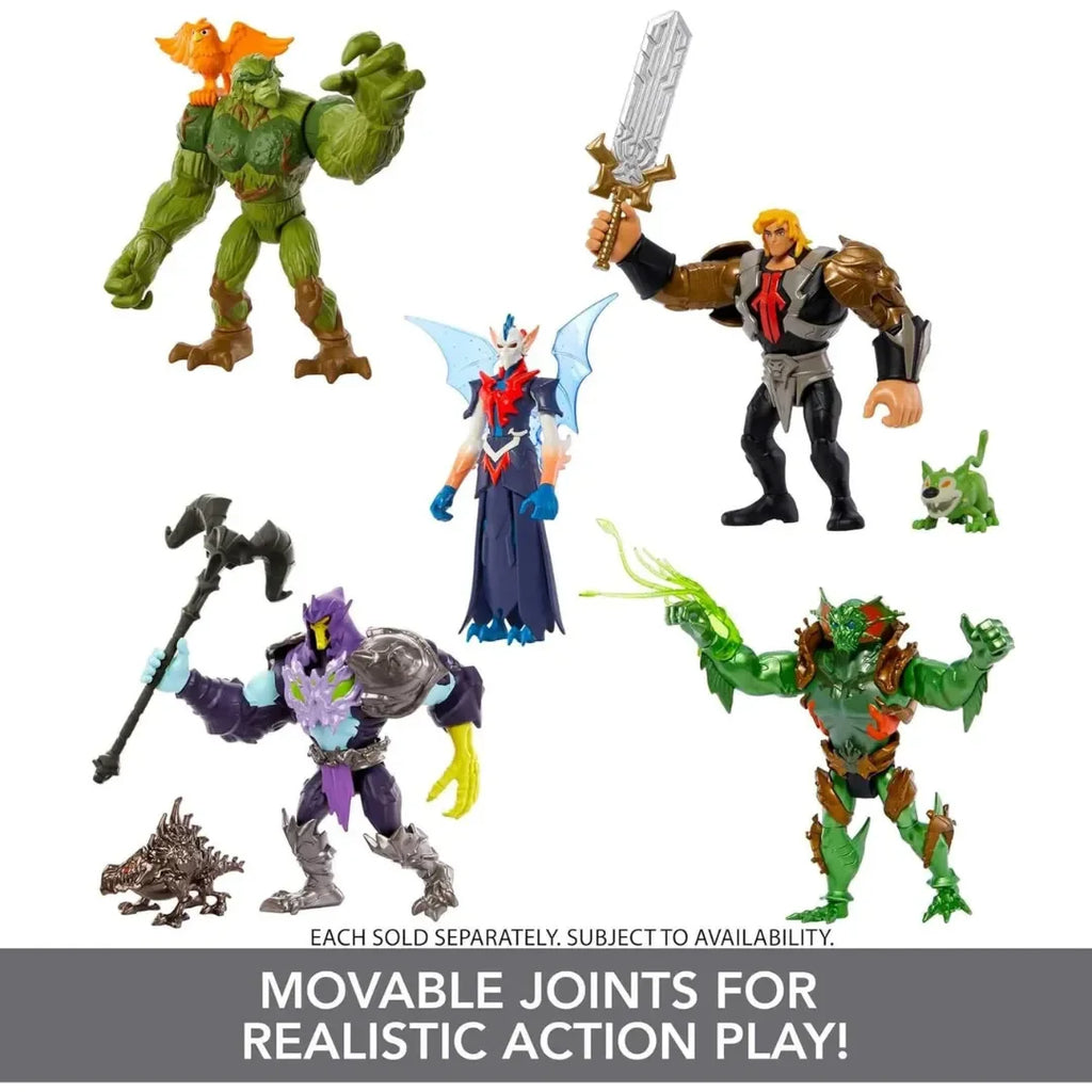 He-Man Savage Eternia Moss Man Action Figure – Masters of the Universe Collectible Toy for Kids & Collectors, 5.5-Inch Posable Hero Figure Inspired by Netflix MOTU Series - Naivri