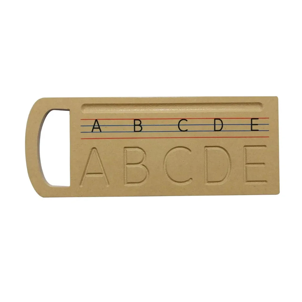 HILIFE ABC Tracing & Word Board for Kids | Wooden Alphabet Learning Board for Capital Letter Tracing, Vocabulary & Writing Practice – Educational Toy for Toddlers - Naivri