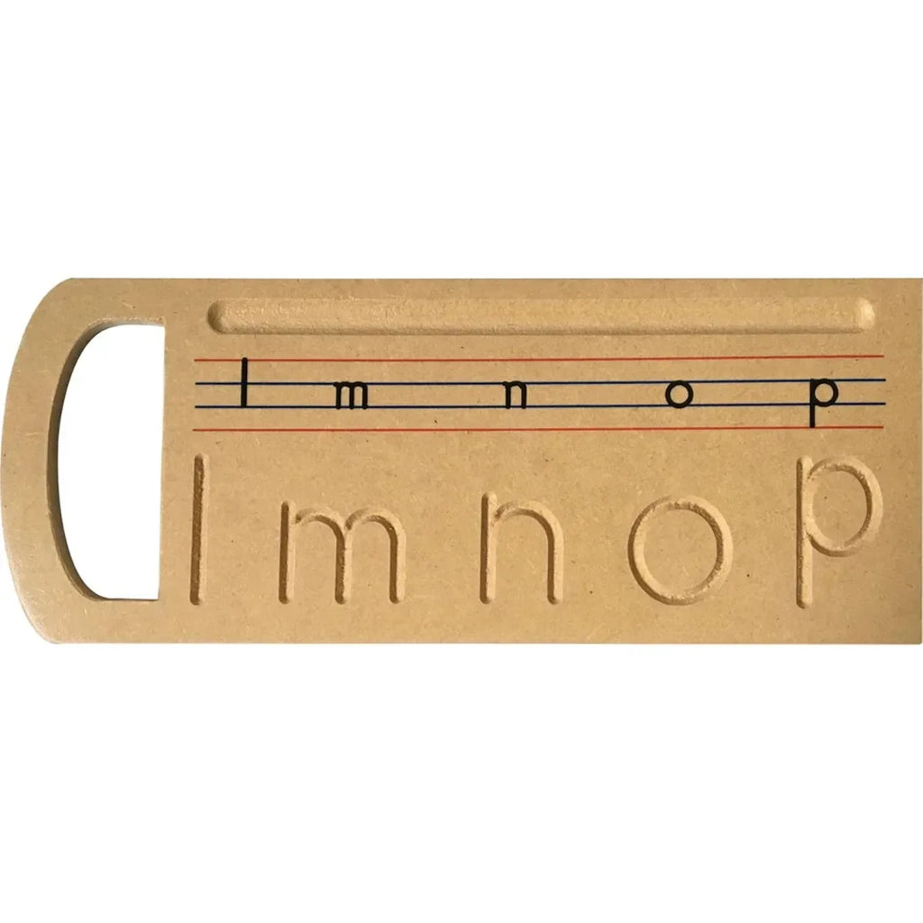 HILIFE abc Tracing & Word Board for Kids – Wooden Lowercase Alphabet Learning Board with Pictures | Early Writing & Vocabulary Educational Toy for Toddlers - Naivri