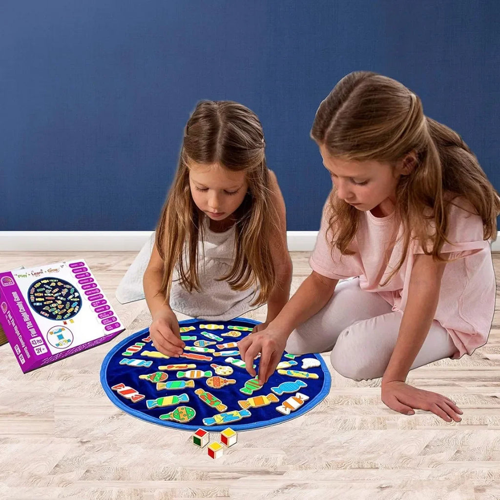 HILIFE Find The Right Candy Game | Fun Indoor Matching Game for Kids 3 Years & Above | Boosts Reflexes, Memory & Concentration - Naivri