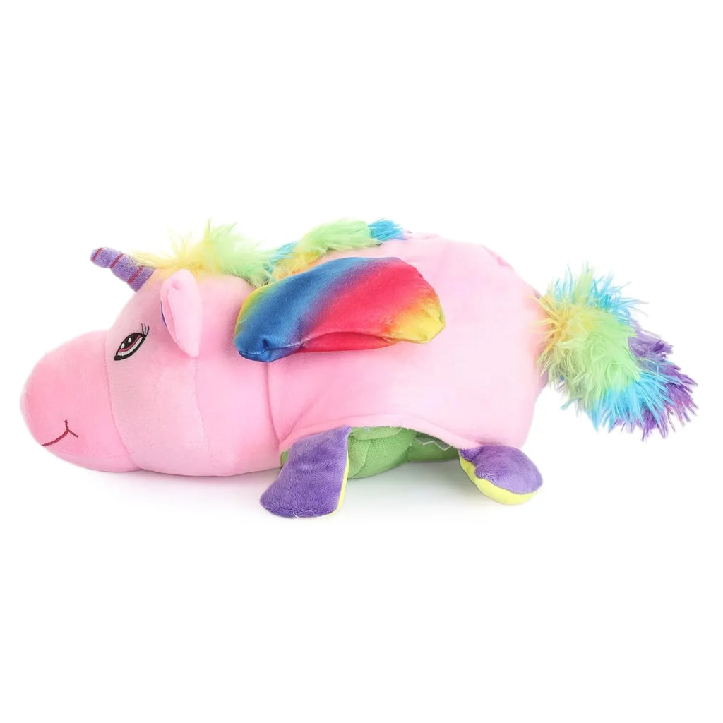 HILIFE Flip O Toys Reversible 40 Cm Unicorn/Dragon – 2-in-1 Magical Plush Surprise - Naivri