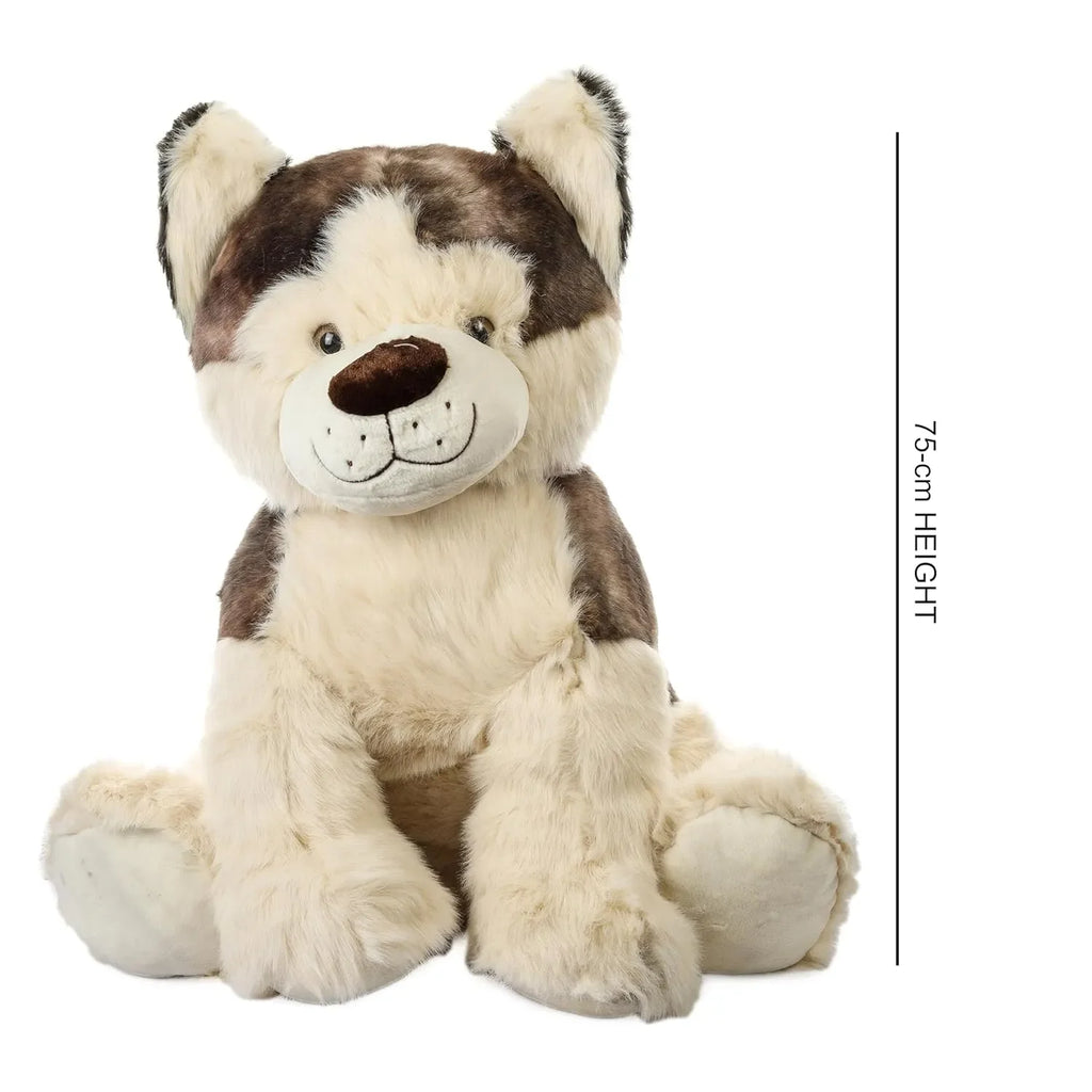 HILIFE Husky Dog 75 Cm Stuff Toy – Cuddly Comfort Meets Cute Character - Naivri