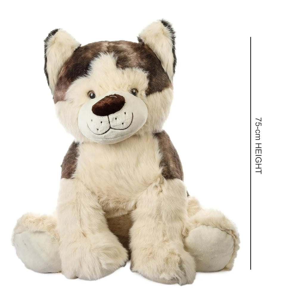 HILIFE Husky Dog 75 Cm Stuff Toy – Cuddly Comfort Meets Cute Character - Naivri