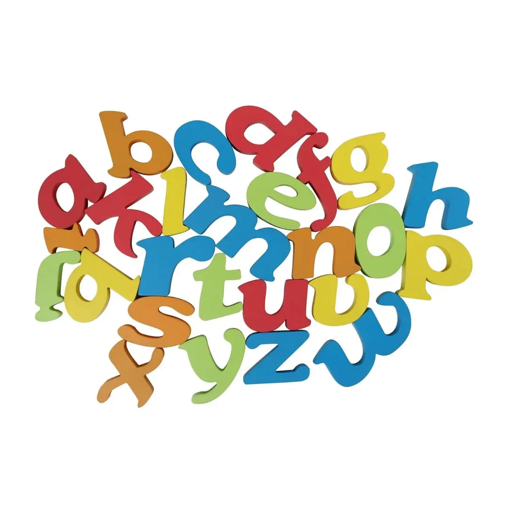 Hilife Premium ABC Wooden Reading Alphabet – Engraved Wooden Uppercase Letters Learning Board for Kids - Naivri