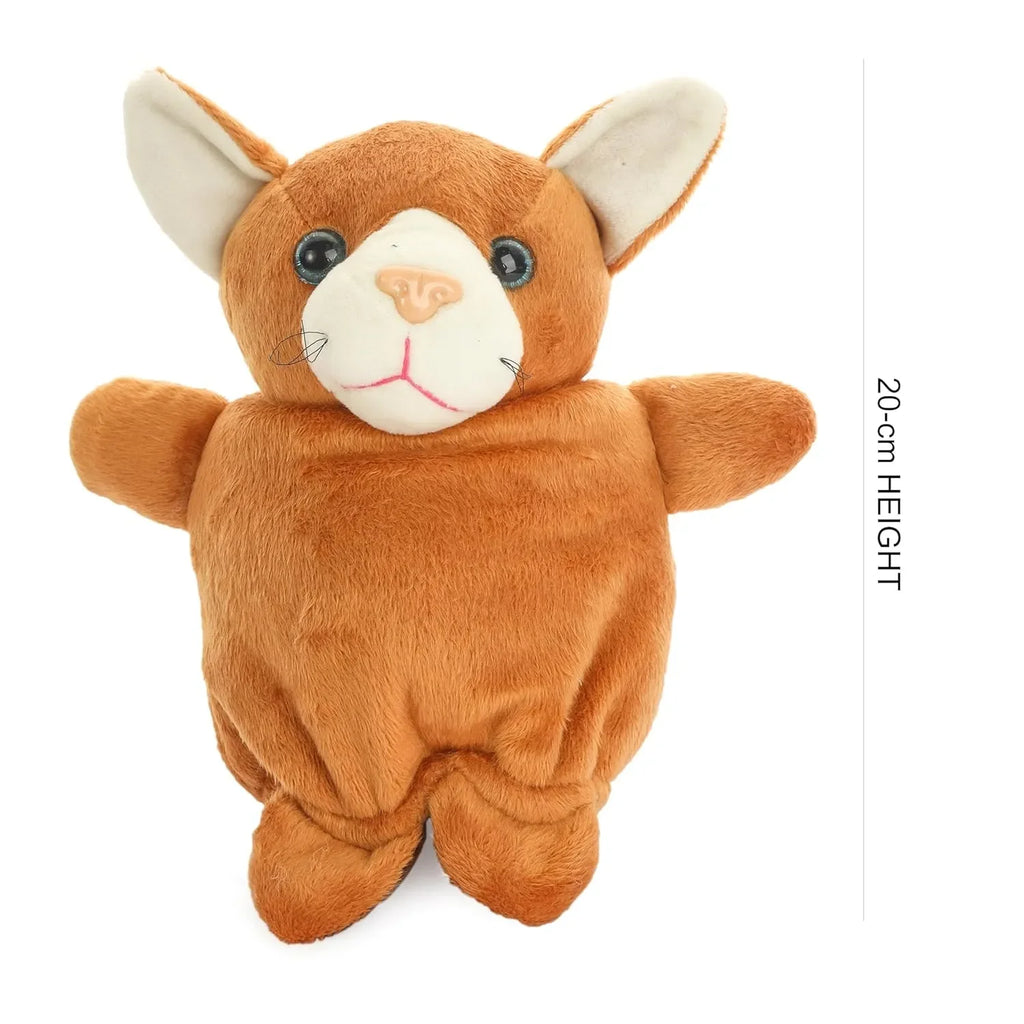 HILIFE Reversible Giraffe Plus Cat Soft Toy – Flip O Plush, 20 cm (HL-1006) - Naivri
