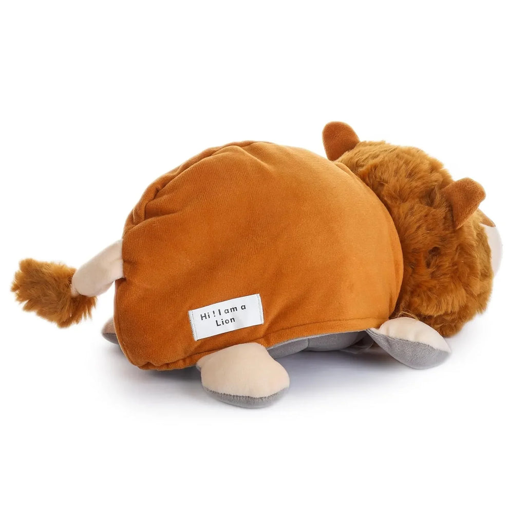 HILIFE Reversible Lion & Elephant Soft Toy – Flip O Plush, 30 cm (1103) - Naivri