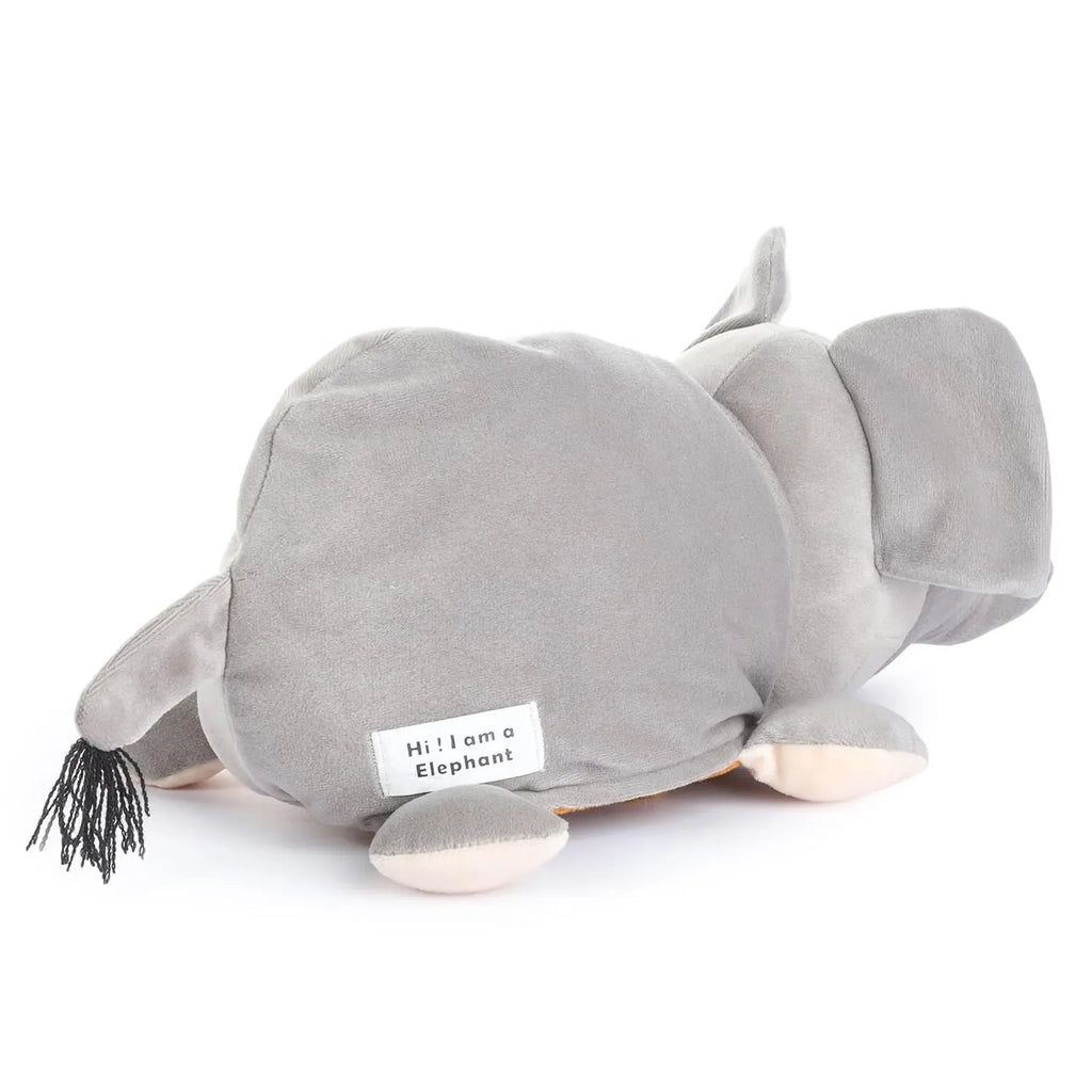 HILIFE Reversible Lion & Elephant Soft Toy – Flip O Plush, 30 cm (1103) - Naivri