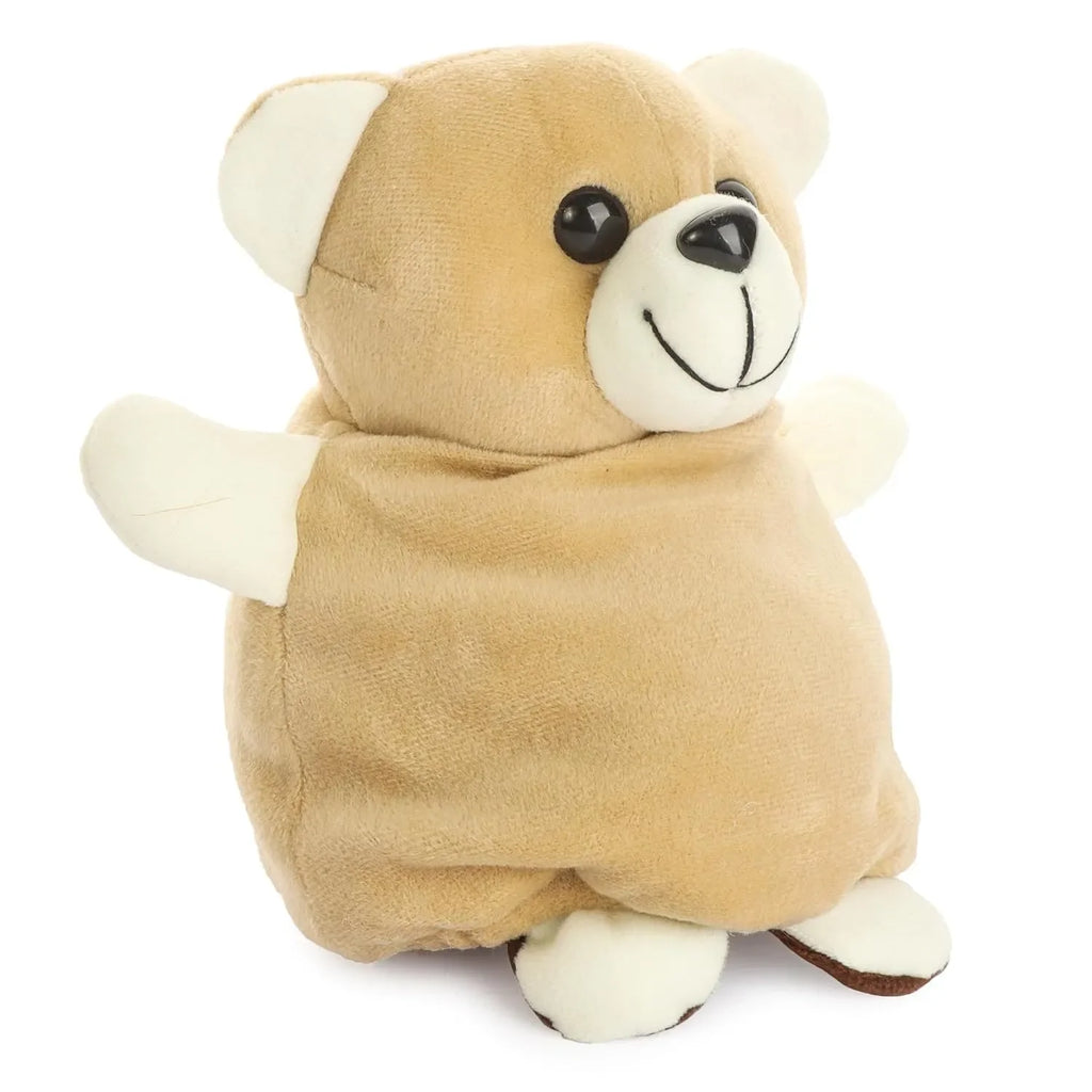 HILIFE Reversible Lion Plus Bear Soft Toy – Flip O Plush, 20 cm (HL-1005) - Naivri