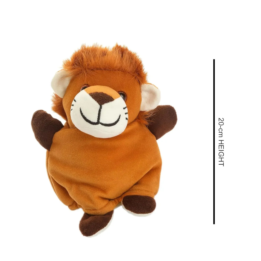HILIFE Reversible Lion Plus Bear Soft Toy – Flip O Plush, 20 cm (HL-1005) - Naivri