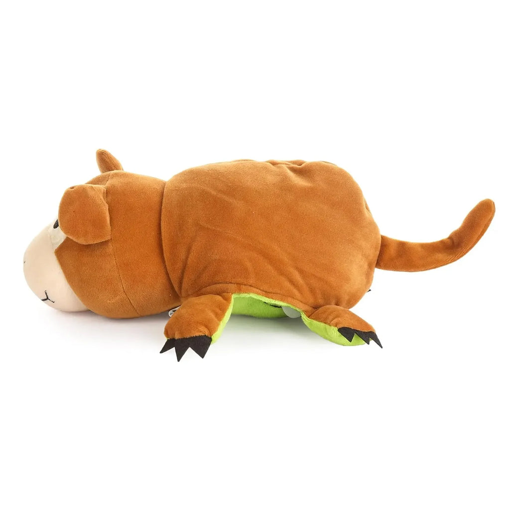 HILIFE Reversible Monkey & Croco Soft Toy – Flip O Plush, 30 cm (1101) - Naivri