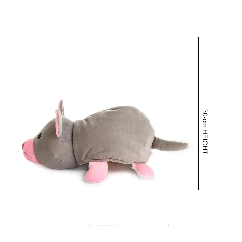 HILIFE Reversible Soft Toy 30 Cm Cat & Mouse – Flip O Plush (1105) - Naivri