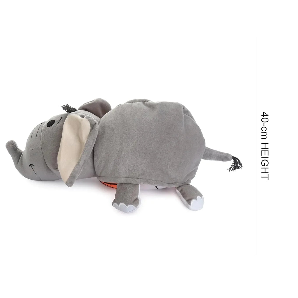 HILIFE Reversible Soft Toy 40 Cm Elephant & Tiger (HL-1201) – Flip, Cuddle & Imagine! - Naivri