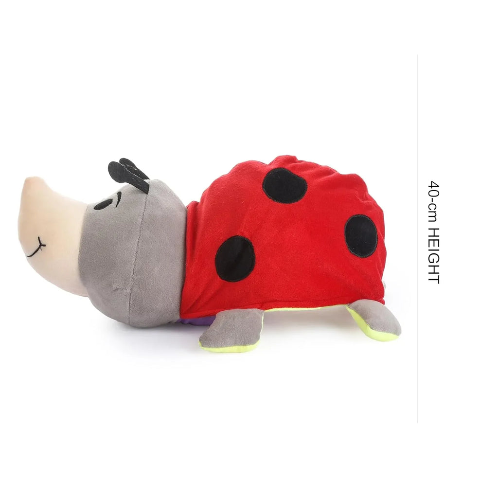 HILIFE Reversible Soft Toy 40 Cm Ladybug & Caterpillar (HL-1203) – Flip the Fun, Twice the Cuteness! - Naivri