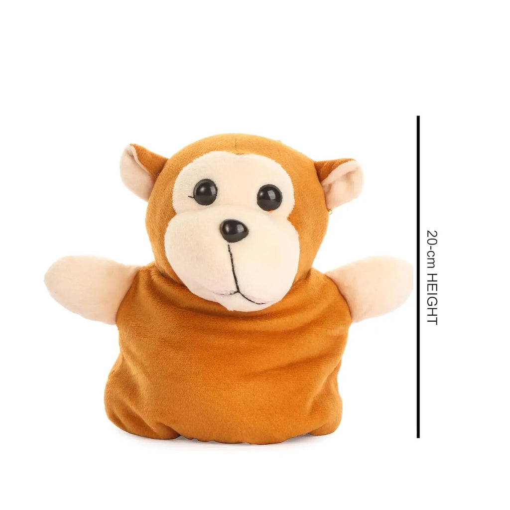 HILIFE Reversible Tiger Plus Monkey Soft Toy – Flip O Plush, 20 cm (HL-1001) - Naivri