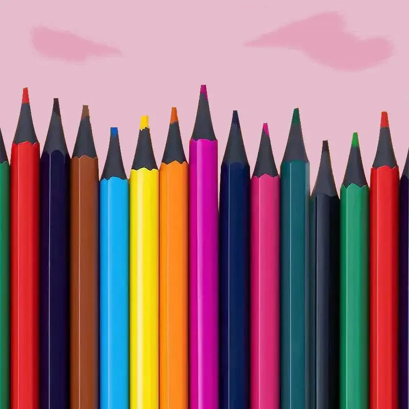 Himic Games Series Barrel Colour Pencils Set – Bright & Break-Resistant / 3+ Years - Naivri