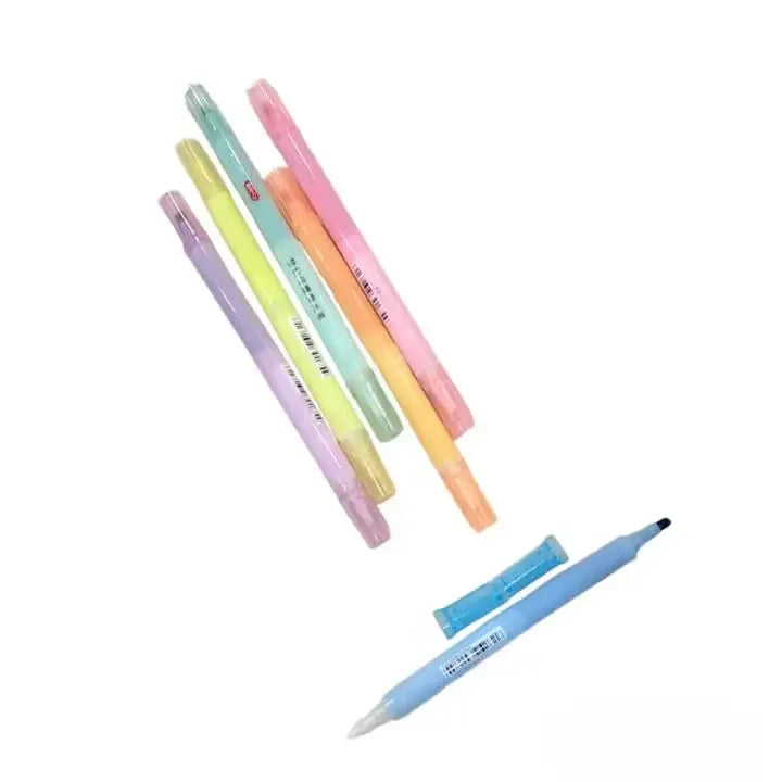 Himic Pastel Erasable Double-Ended Highlighters – 3+ Years - Naivri