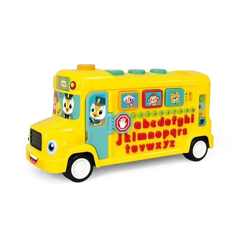 Hola 3126 School Bus Learning Toy – Letters, Numbers & Music - Naivri