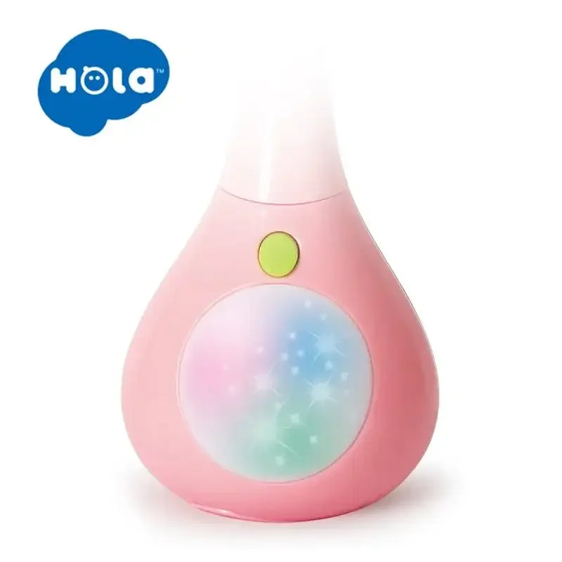 Hola 3134 Mini Rattle – Ergonomic Baby Rattle with Teether, Music & Lights for 3M+ Infants - Naivri