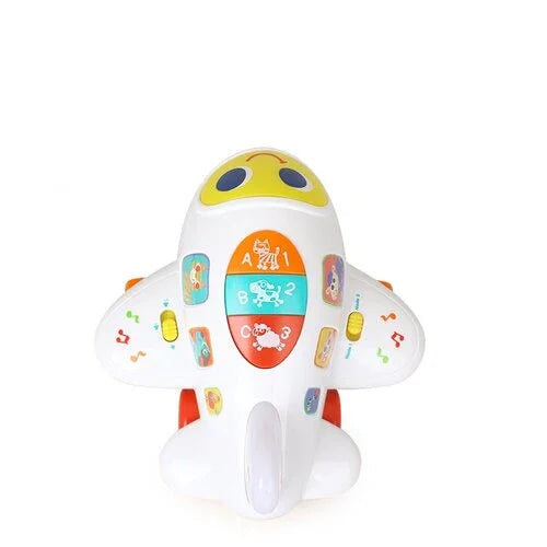 Hola 6103 Bump 'n Go Learning Plane – Interactive Lights, Music & Educational Play for Ages 12+ Months - Naivri