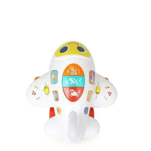 Hola 6103 Bump 'n Go Learning Plane – Interactive Lights, Music & Educational Play for Ages 12+ Months - Naivri