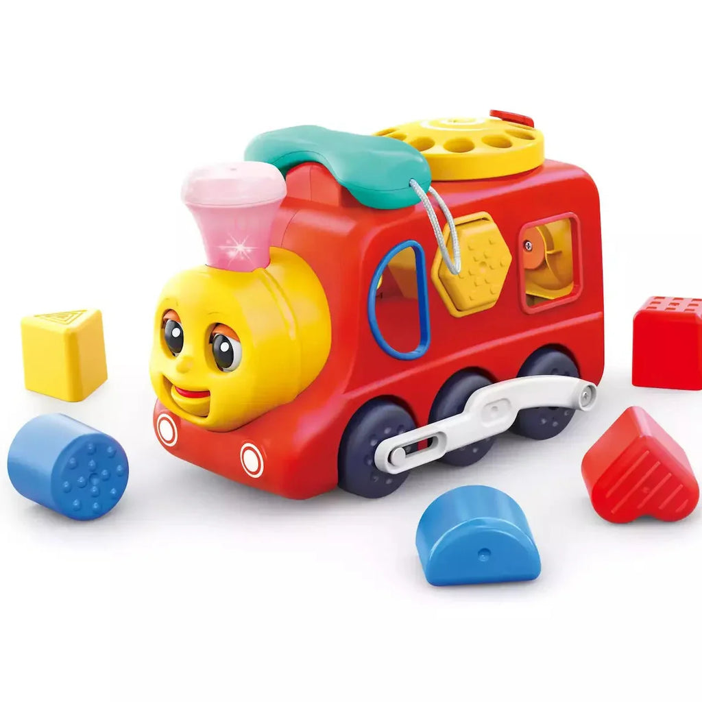 Hola Baby Locomotive Activity Toy – Interactive Learning Toy for 18+ Months - Naivri