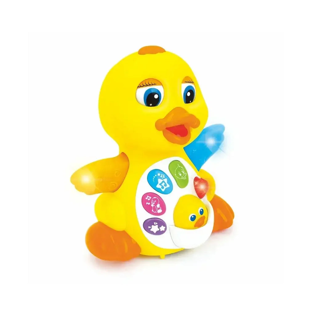 Hola Dancing Duck Musical Toy with Lights, Sound & Movement | Interactive Early Learning Toy for Toddlers 18 Months+ - Naivri