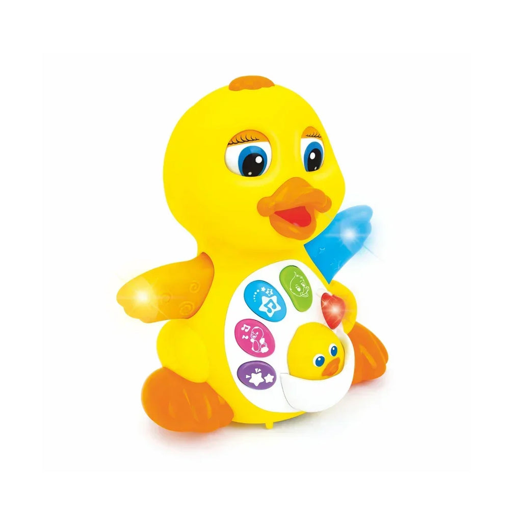 Hola Dancing Duck Musical Toy with Lights, Sound & Movement | Interactive Early Learning Toy for Toddlers 18 Months+ - Naivri