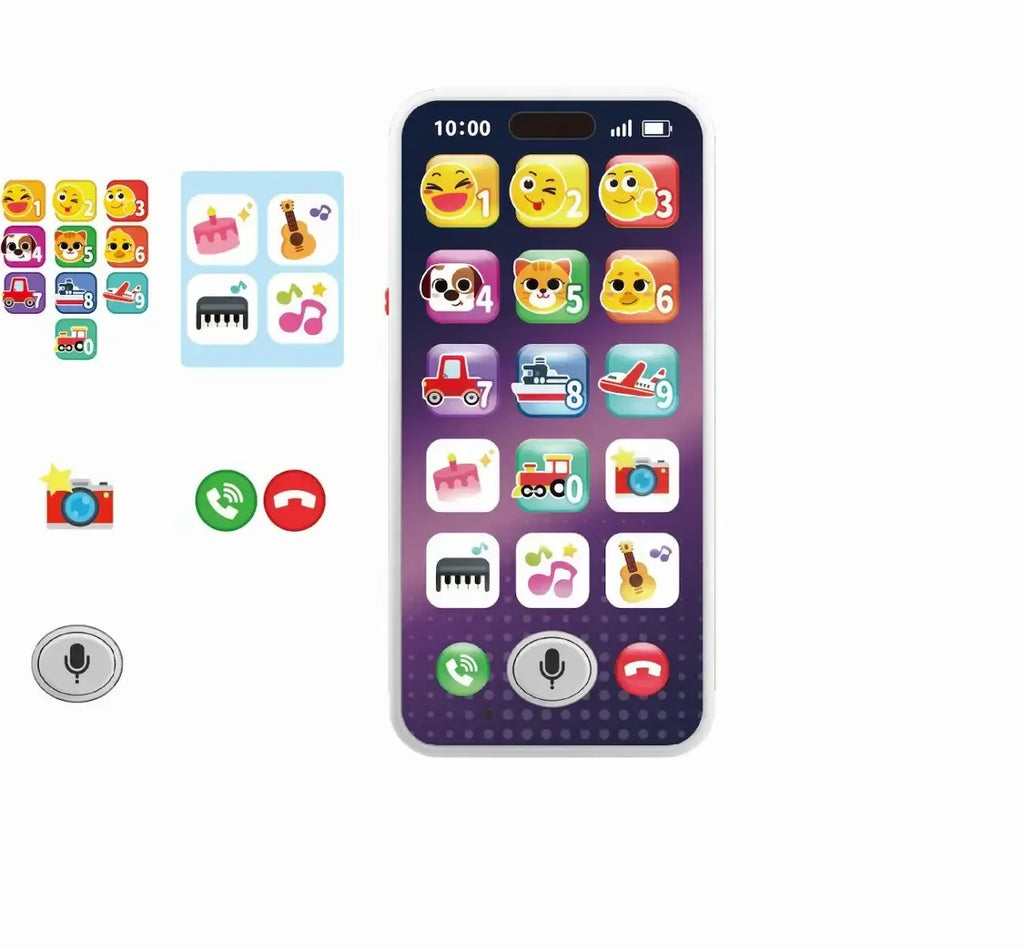 Hola HE8966 Baby Smart Recording Phone – Interactive Educational Toy for Toddlers - Naivri