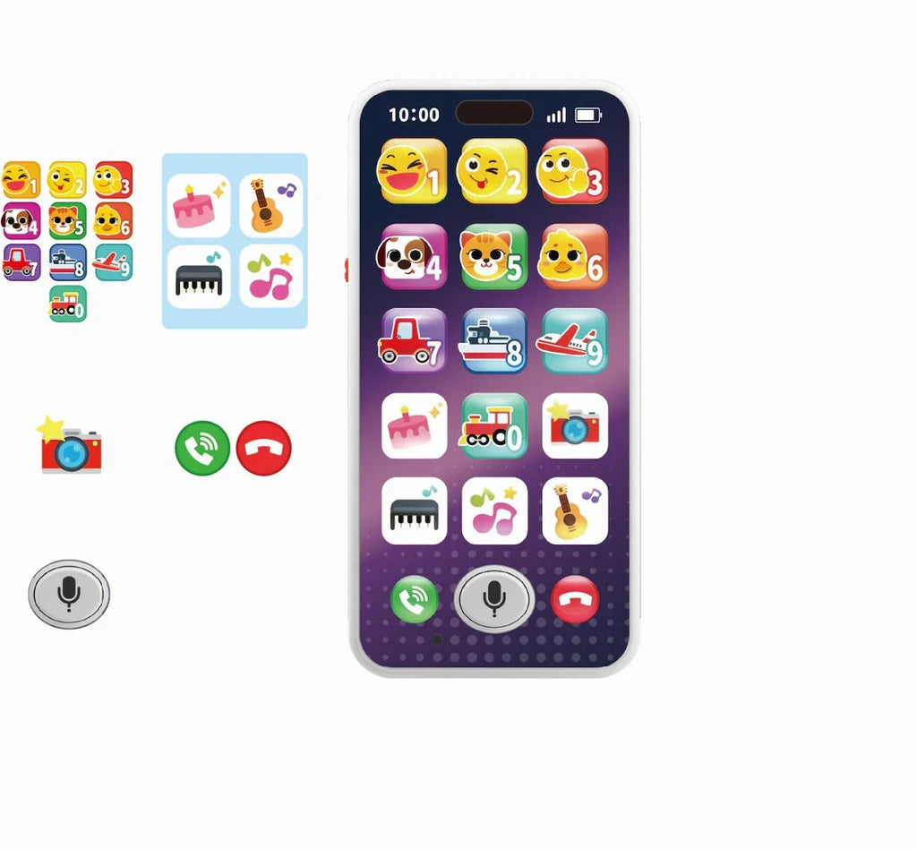 Hola HE8966 Baby Smart Recording Phone – Interactive Educational Toy for Toddlers - Naivri