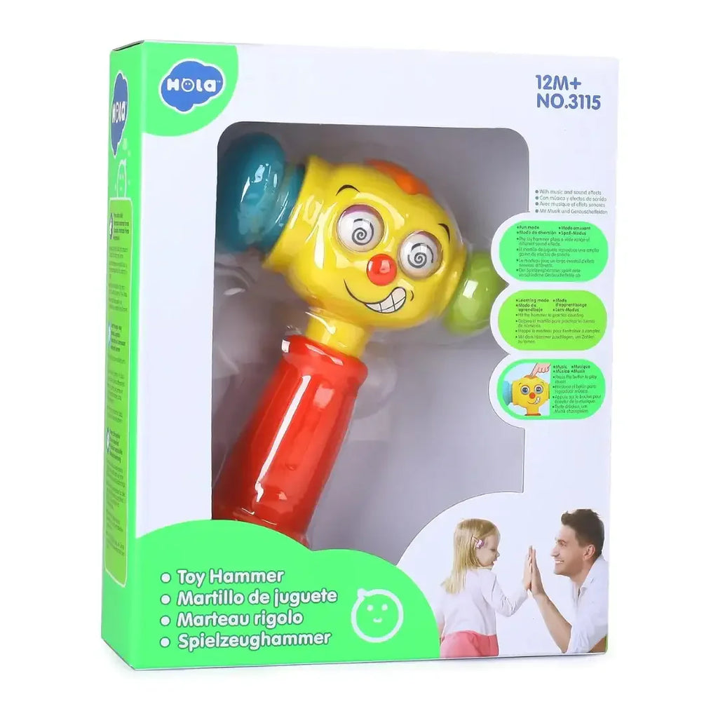 Hola Mini Hammer Playset – Fun & Skill Development for Ages 1+ - Naivri