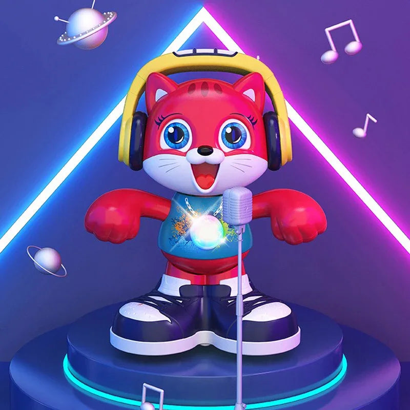 Hola Musical Dance & Talkback Cat – Interactive Music & Movement Toy for 18M+ - Naivri