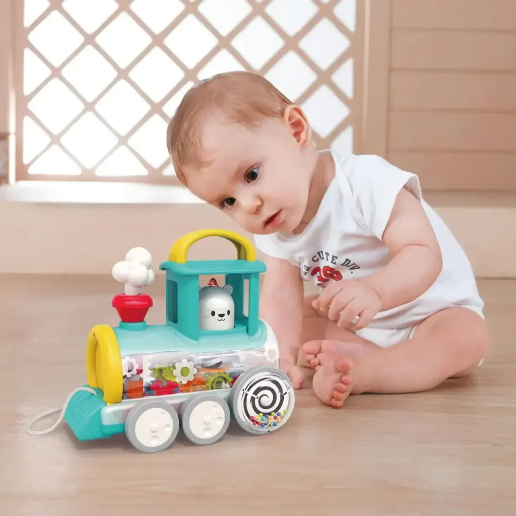 Hola Toddler Pull Along Train – Interactive STEAM Play for 6M+ - Naivri