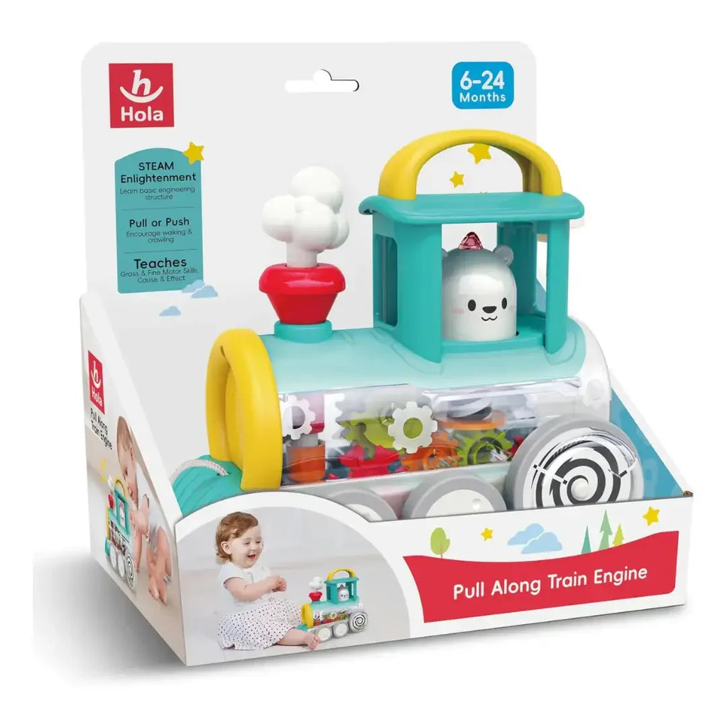 Hola Toddler Pull Along Train – Interactive STEAM Play for 6M+ - Naivri