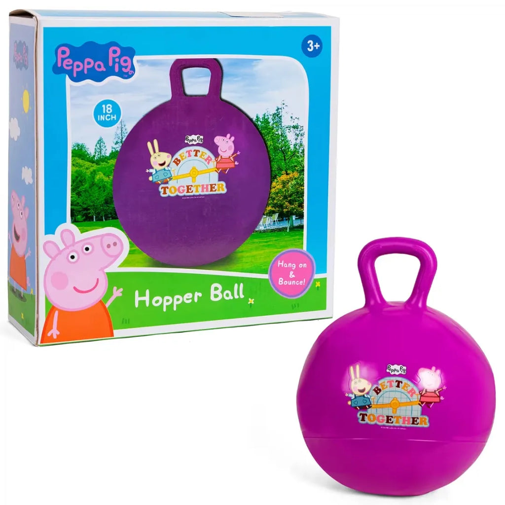 Hopper Ball Peppa Pig Purple 18 Inch - Naivri